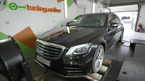 Mercedes S 350d Stage1 (367 л.с.) 2020